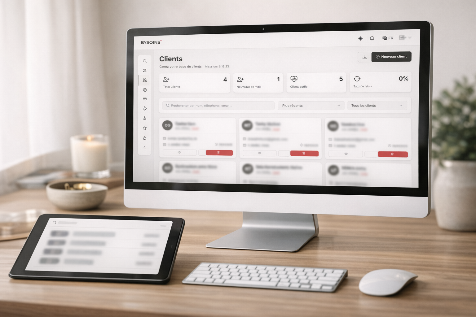 Fiche client BYSOINS